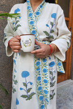 Neel Pushp Waffle Bathrobe