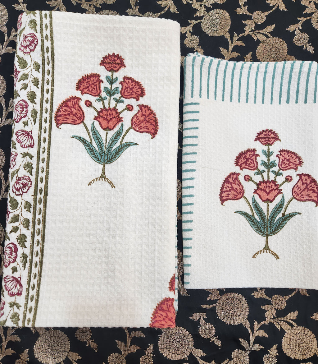 HANDBLOCKED BODY TOWEL / HAND TOWEL