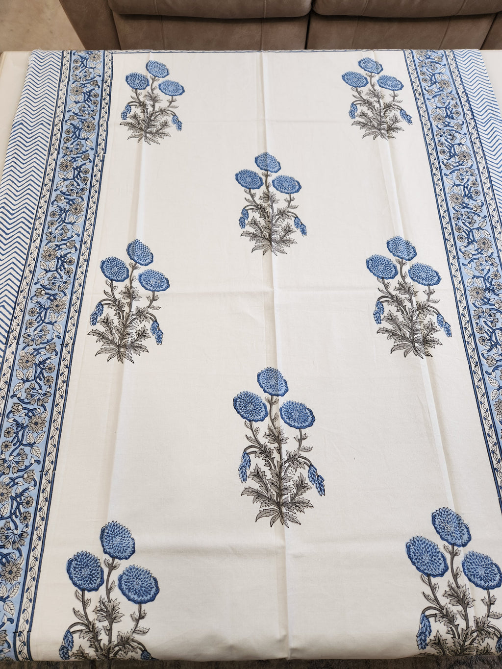 HANDBLOCK TABLE COVER 4 SEATER