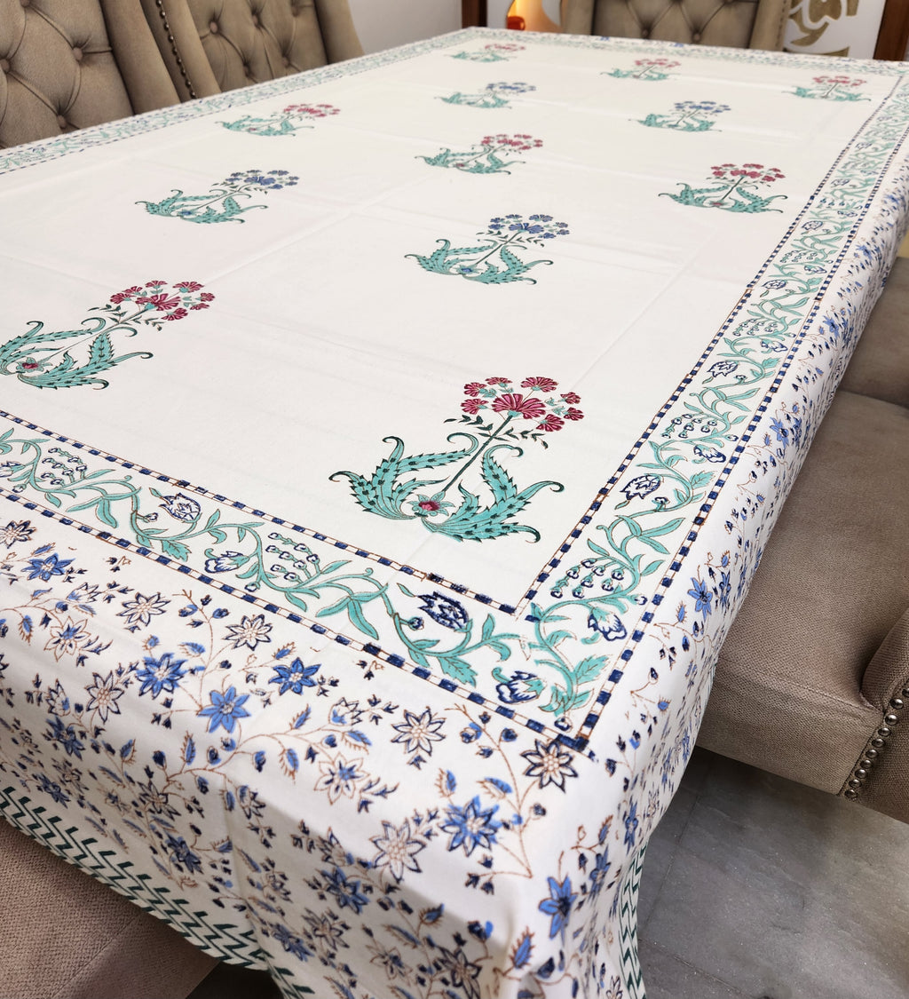 Handblock Printed Table Cover 6 SEATER