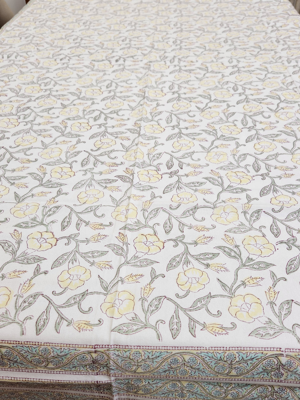 Handblock Printed Table Cover 6 SEATER