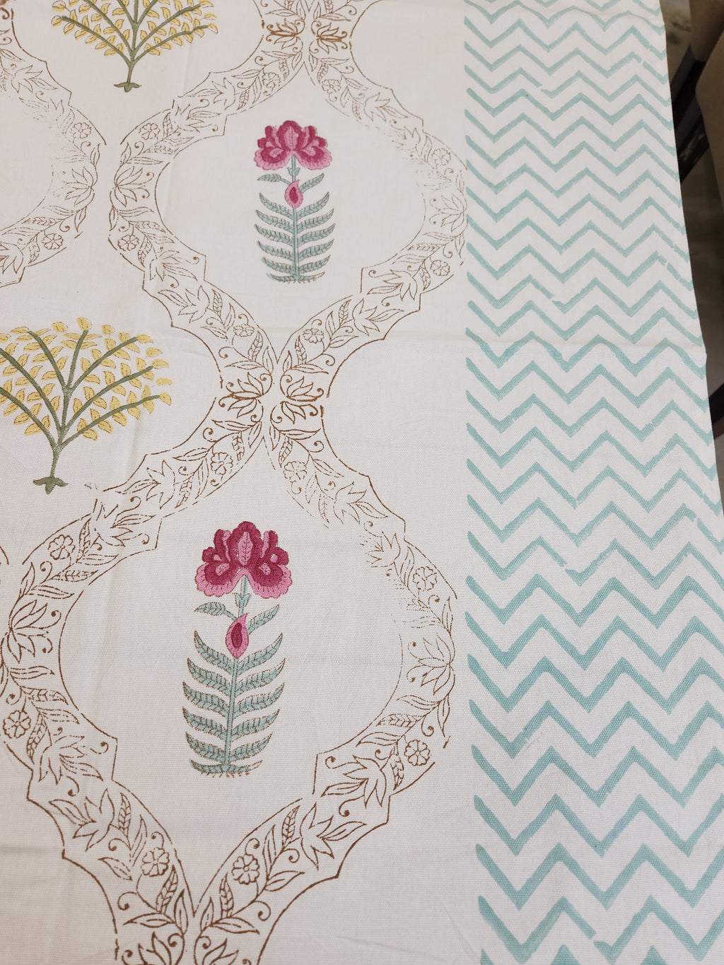 Handblock Printed Table Cover 6 SEATER