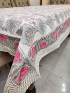 HANDBLOCK TABLE COVER 8 SEATER