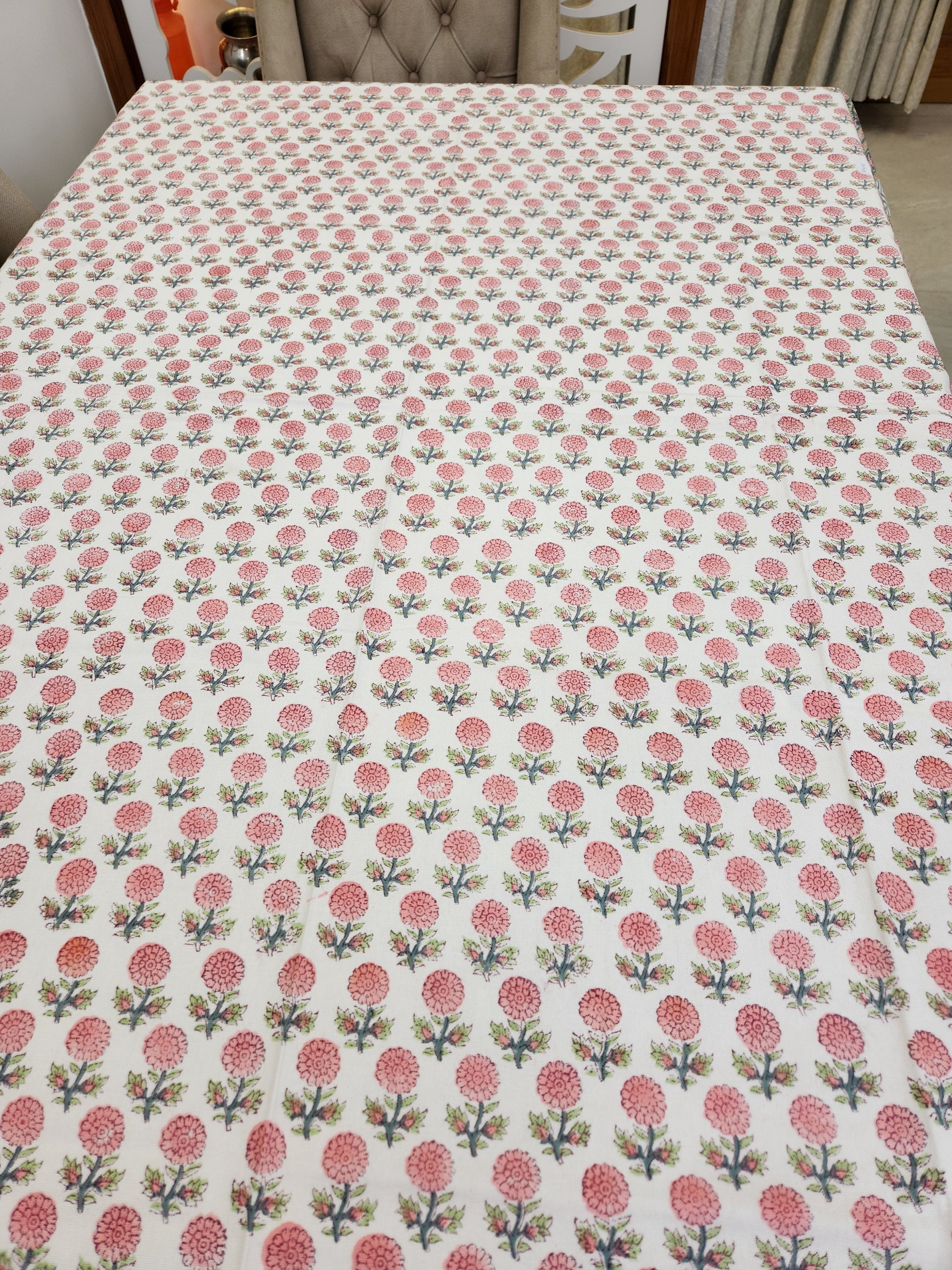 HANDBLOCK TABLE COVER 8 SEATER