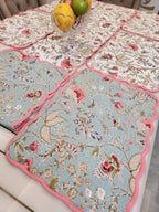 REVERSIBLE QUILTED TABLE RUNNER AND MATS