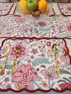 REVERSIBLE QUILTED TABLE RUNNER AND MATS