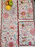 REVERSIBLE QUILTED TABLE RUNNER AND MATS