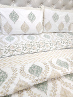 Komal Rekha Reversible Mulmul Double Bed Quilt