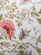 Lata Vatika Hand Block Printed Cushion Cover (16x16 Inches)