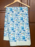 Gajraj Hand Block Printed Waffle Towel