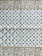 Soft Horizon Hand Block Printed Waffle Towel