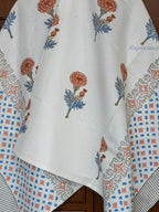 Kesari Kusum Hand Block Printed Waffle Towel
