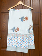 Kesari Kusum Hand Block Printed Waffle Towel