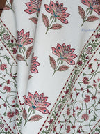 Hand Block Printed Waffle Towel