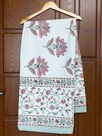 Hand Block Printed Waffle Towel