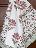 Hand Block Printed Waffle Towel