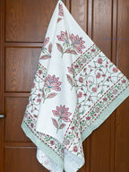 Hand Block Printed Waffle Towel