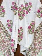 Petal Theory Hand Block Printed Waffle Towel
