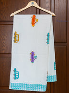 Drive Hand Block Printed Waffle Towel