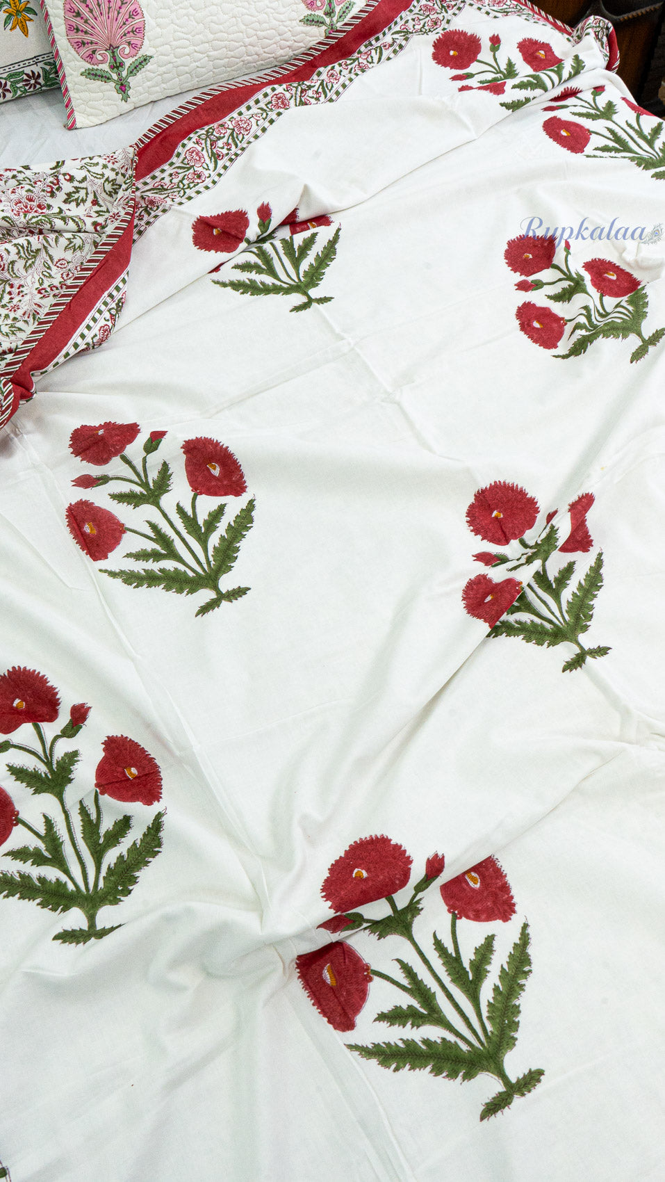 Sindoor Pushp Reversible Single Bed Mulmul Dohar