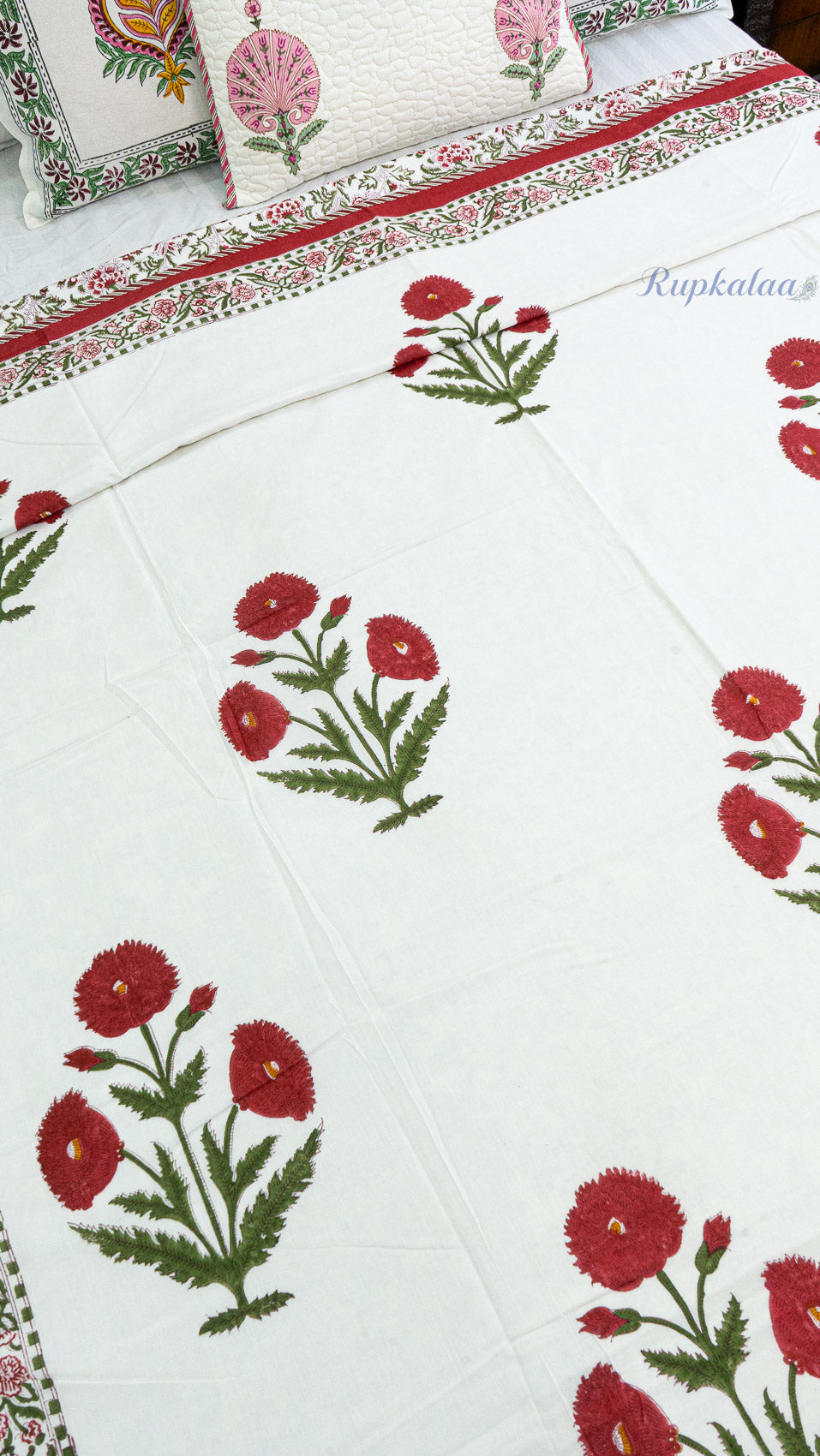 Sindoor Pushp Reversible Single Bed Mulmul Dohar