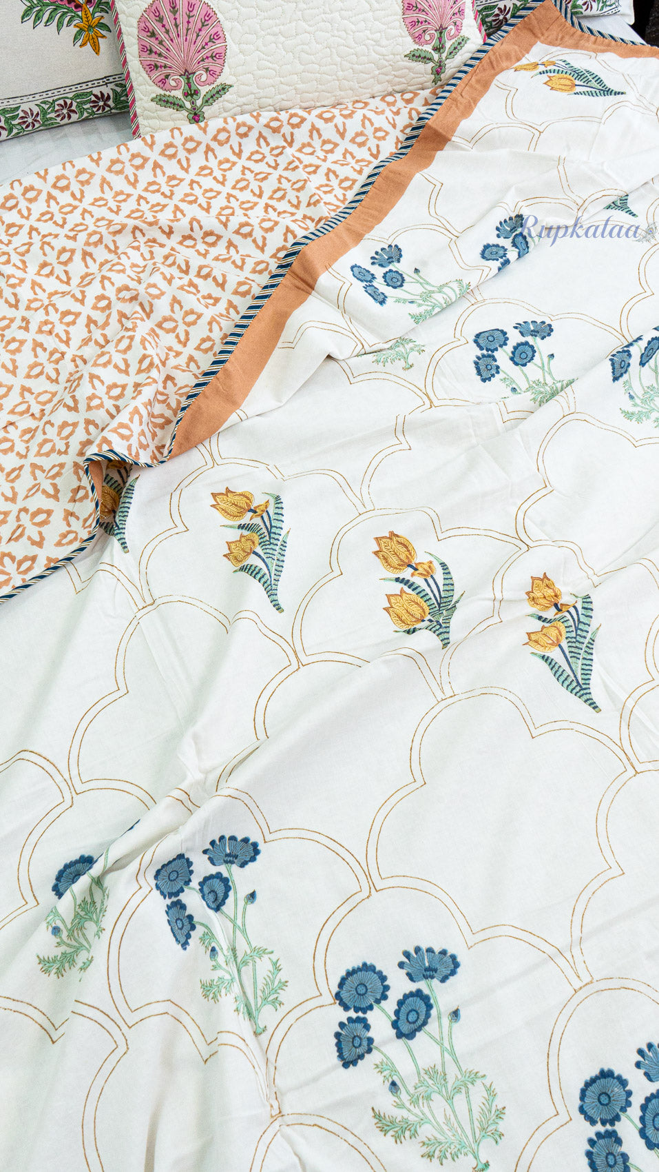 Kanak Reversible Single Bed Mulmul Dohar