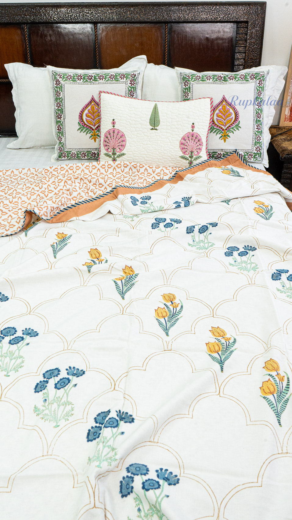 Kanak Reversible Single Bed Mulmul Dohar