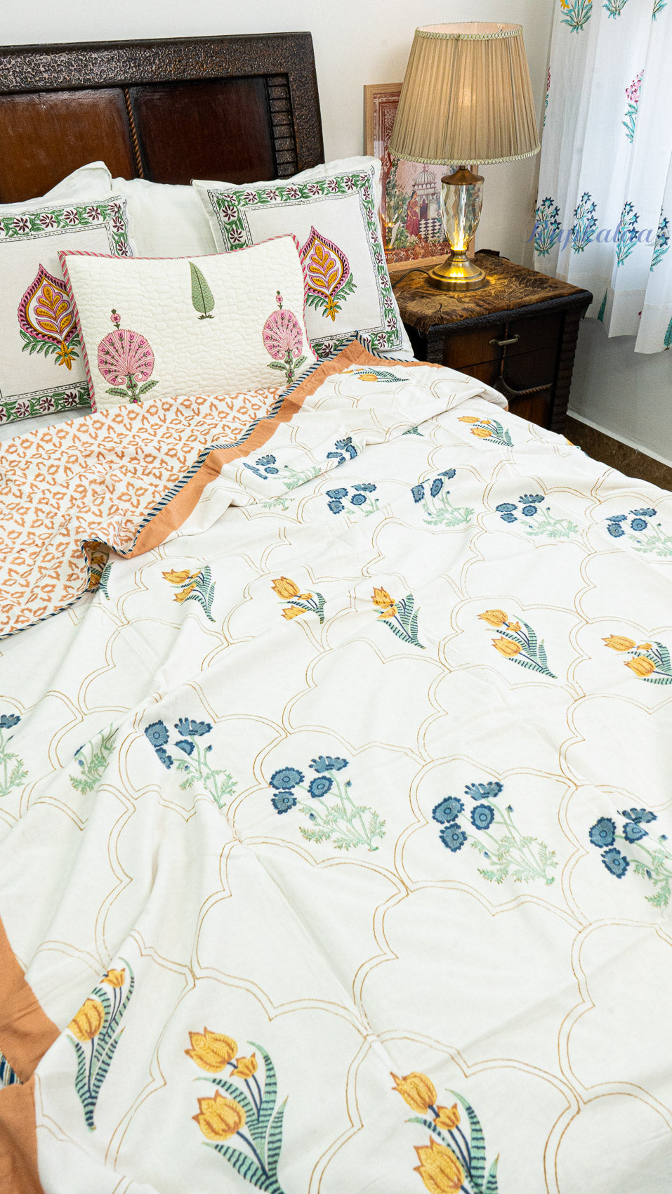 Kanak Reversible Single Bed Mulmul Dohar