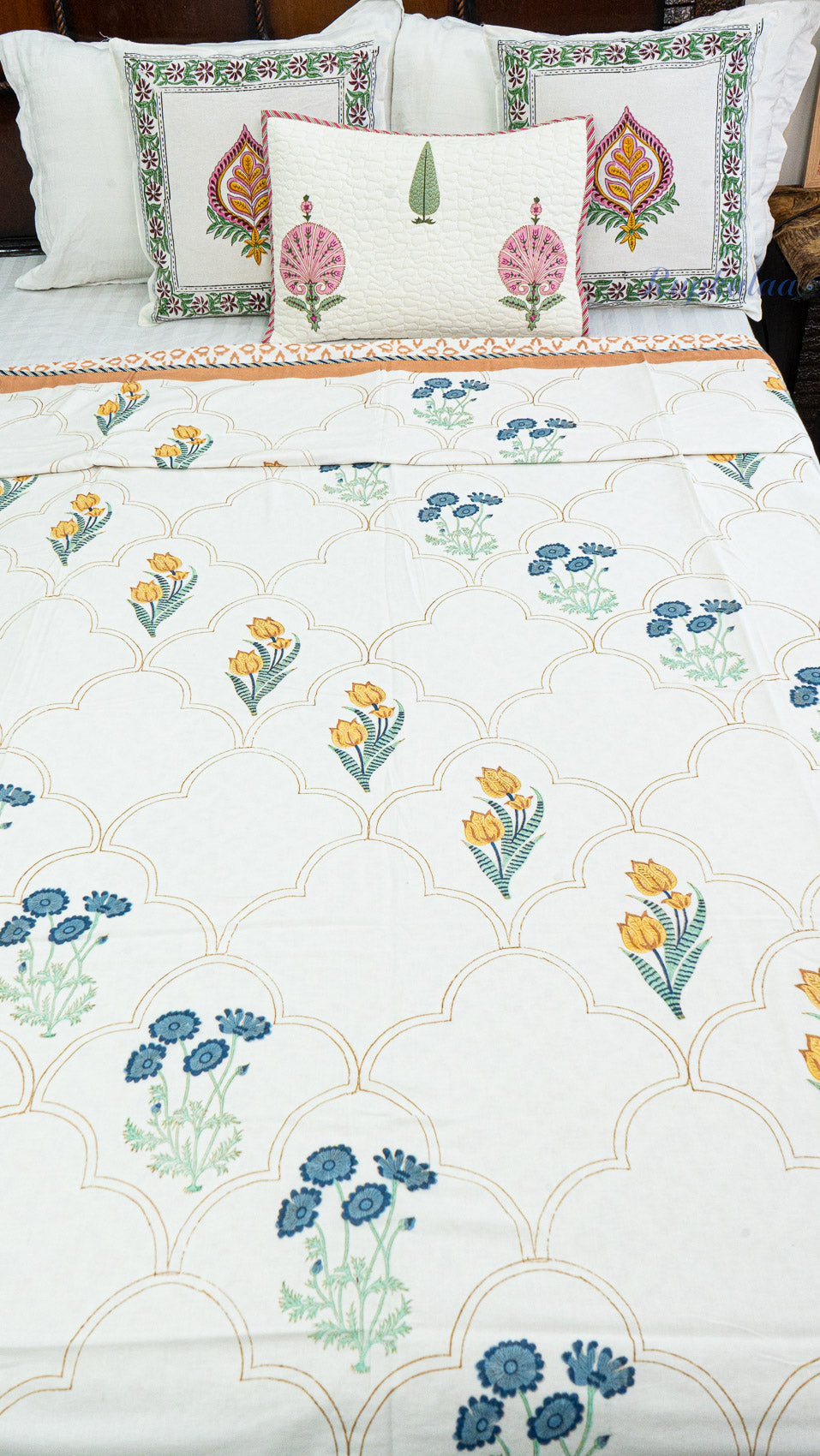 Kanak Reversible Single Bed Mulmul Dohar