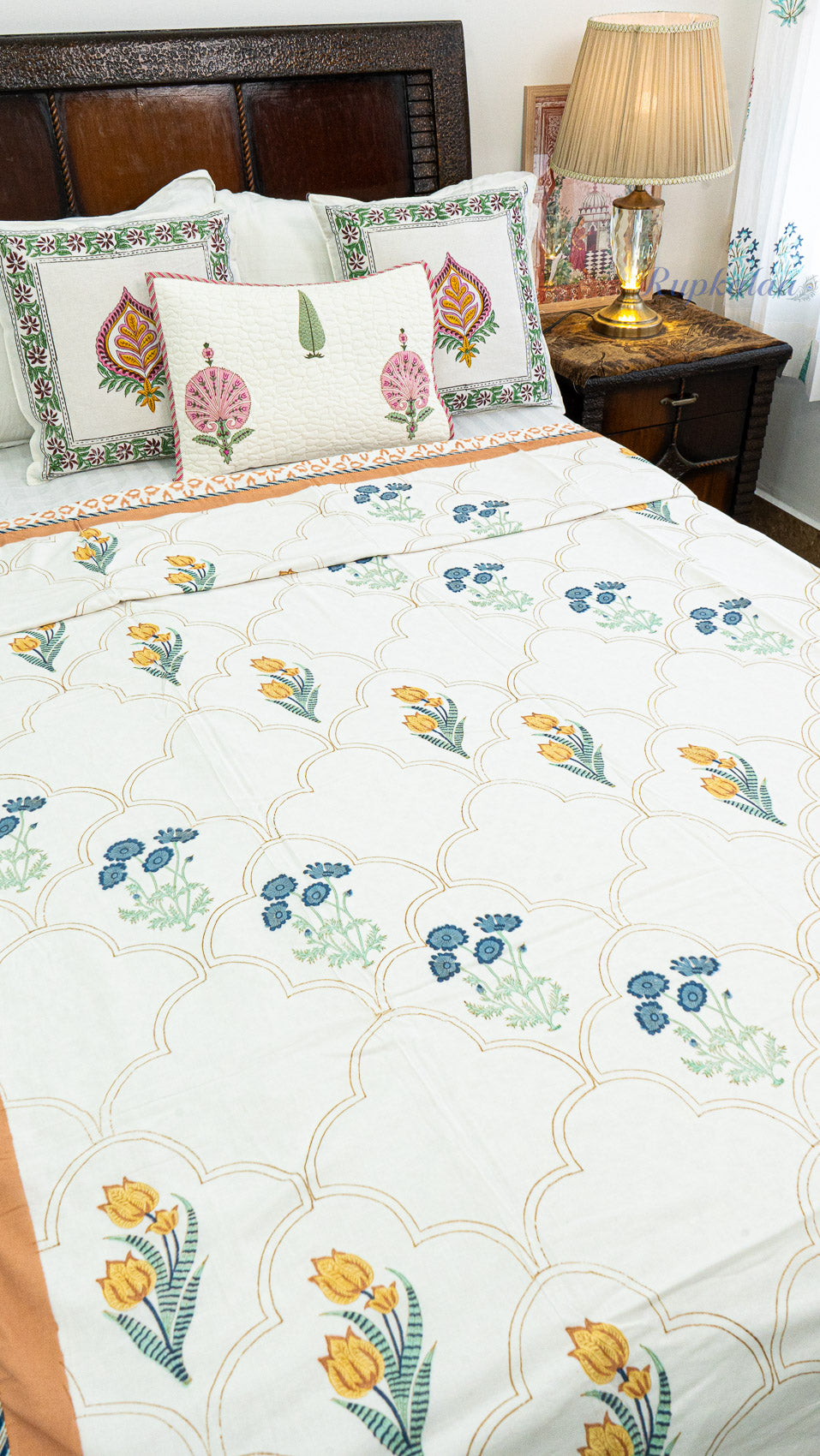 Kanak Reversible Single Bed Mulmul Dohar