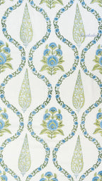 Neel Gul Reversible Single Bed Mulmul Dohar