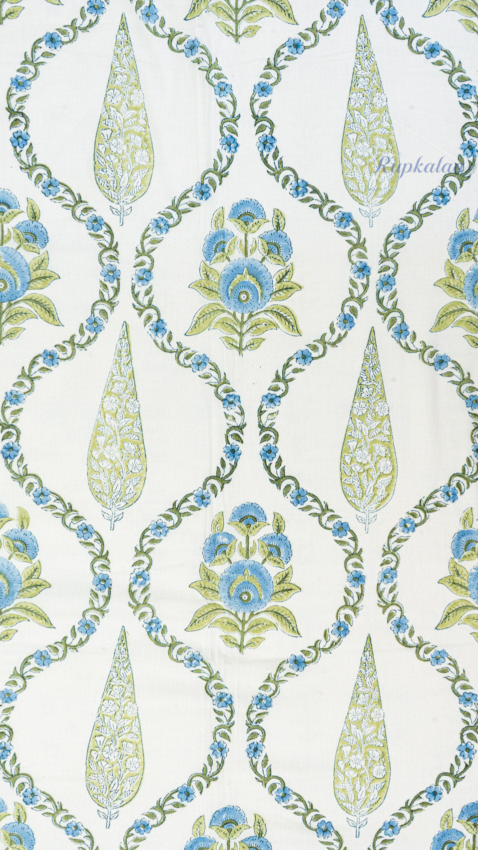 Neel Gul Reversible Single Bed Mulmul Dohar