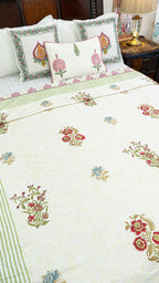 Agni Pushp Reversible Single Bed Mulmul Dohar