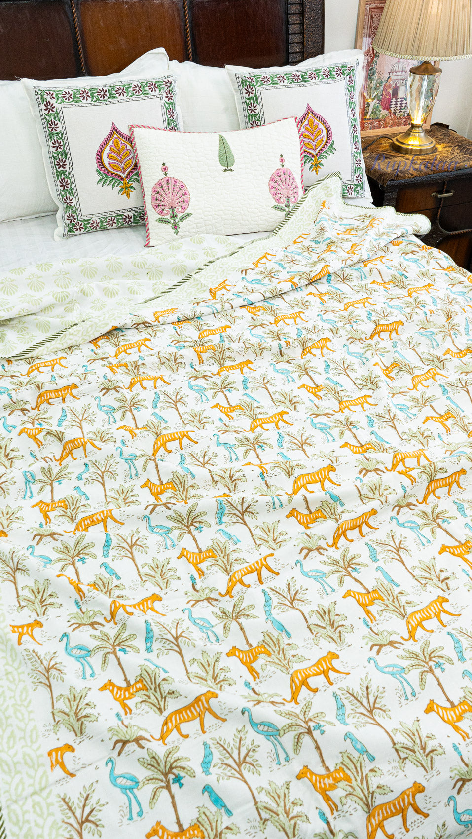 Van Bagh Reversible Single Bed Mulmul Dohar