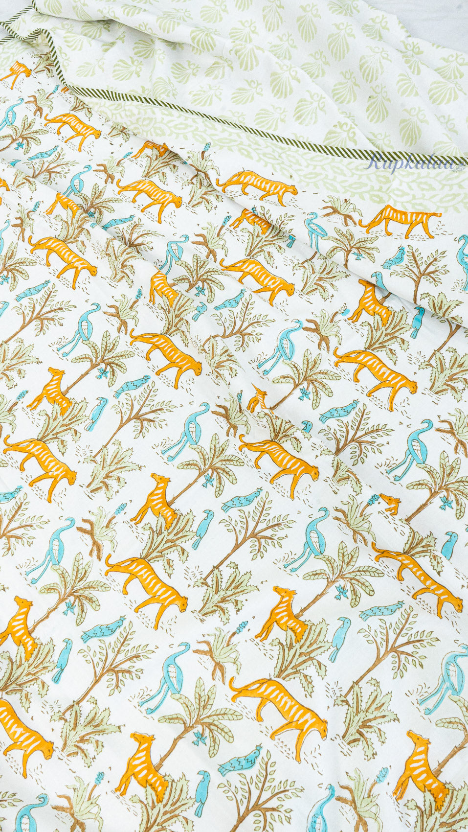 Van Bagh Reversible Single Bed Mulmul Dohar