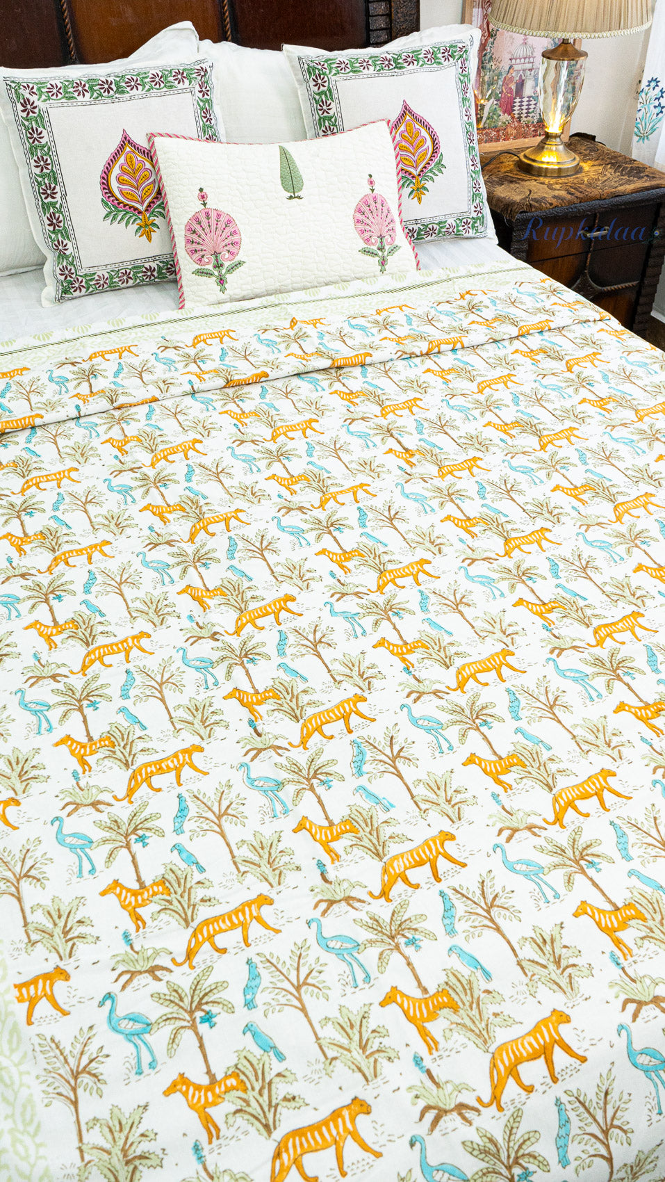 Van Bagh Reversible Single Bed Mulmul Dohar