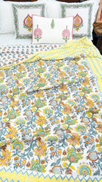 Bahaar Bagh Reversible Single Bed Mulmul Dohar