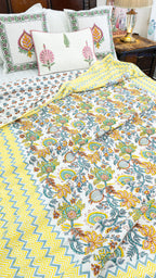 Bahaar Bagh Reversible Single Bed Mulmul Dohar