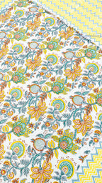 Bahaar Bagh Reversible Single Bed Mulmul Dohar