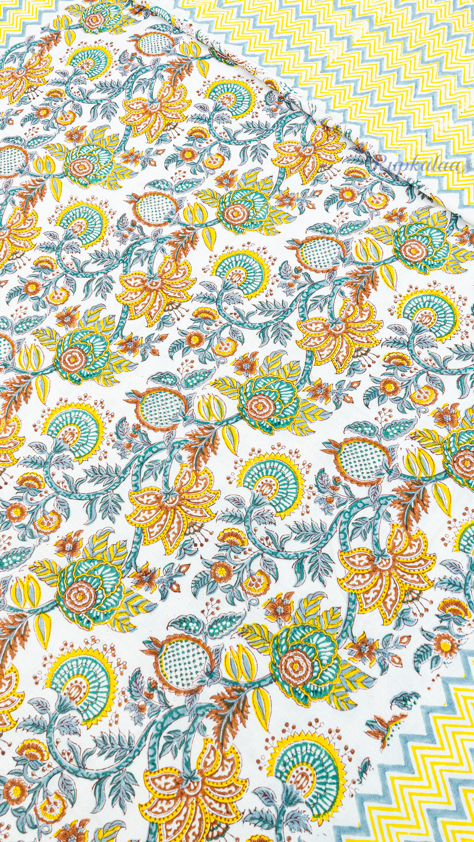 Bahaar Bagh Reversible Single Bed Mulmul Dohar