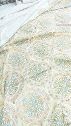Pushp Rekha Reversible Single Bed Mulmul Dohar