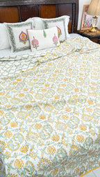 Bahaar Bagh Reversible Double Bed Mulmul Dohar