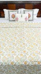 Bahaar Bagh Reversible Double Bed Mulmul Dohar