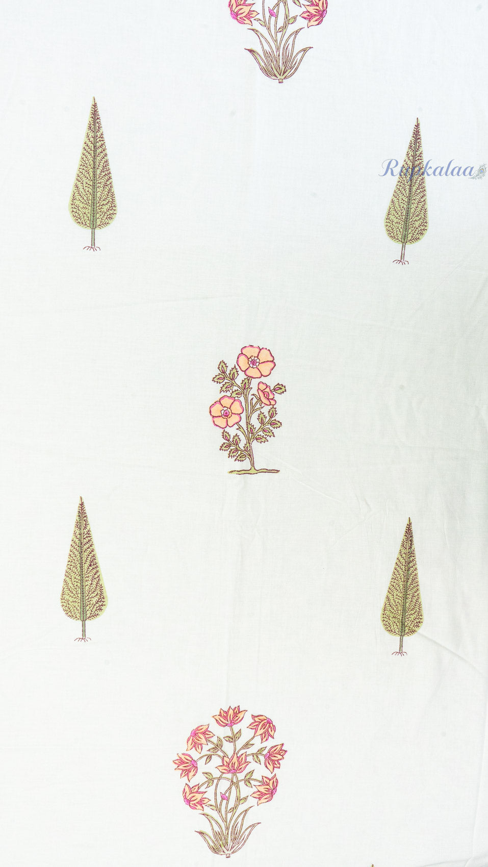 Floral Elegance Reversible Double Bed Mulmul Dohar