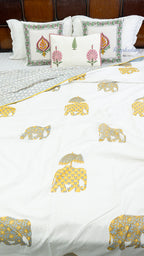 Gaj Kunj Reversible Double Bed Mulmul Dohar