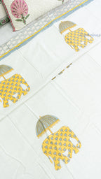 Gaj Kunj Reversible Double Bed Mulmul Dohar