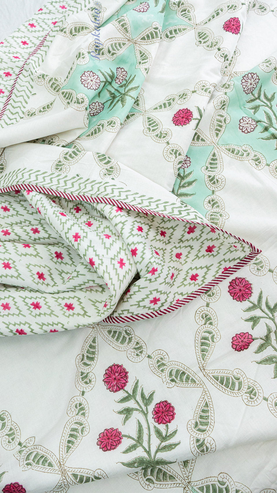 Ocean Drift Double Bed Mulmul Dohar