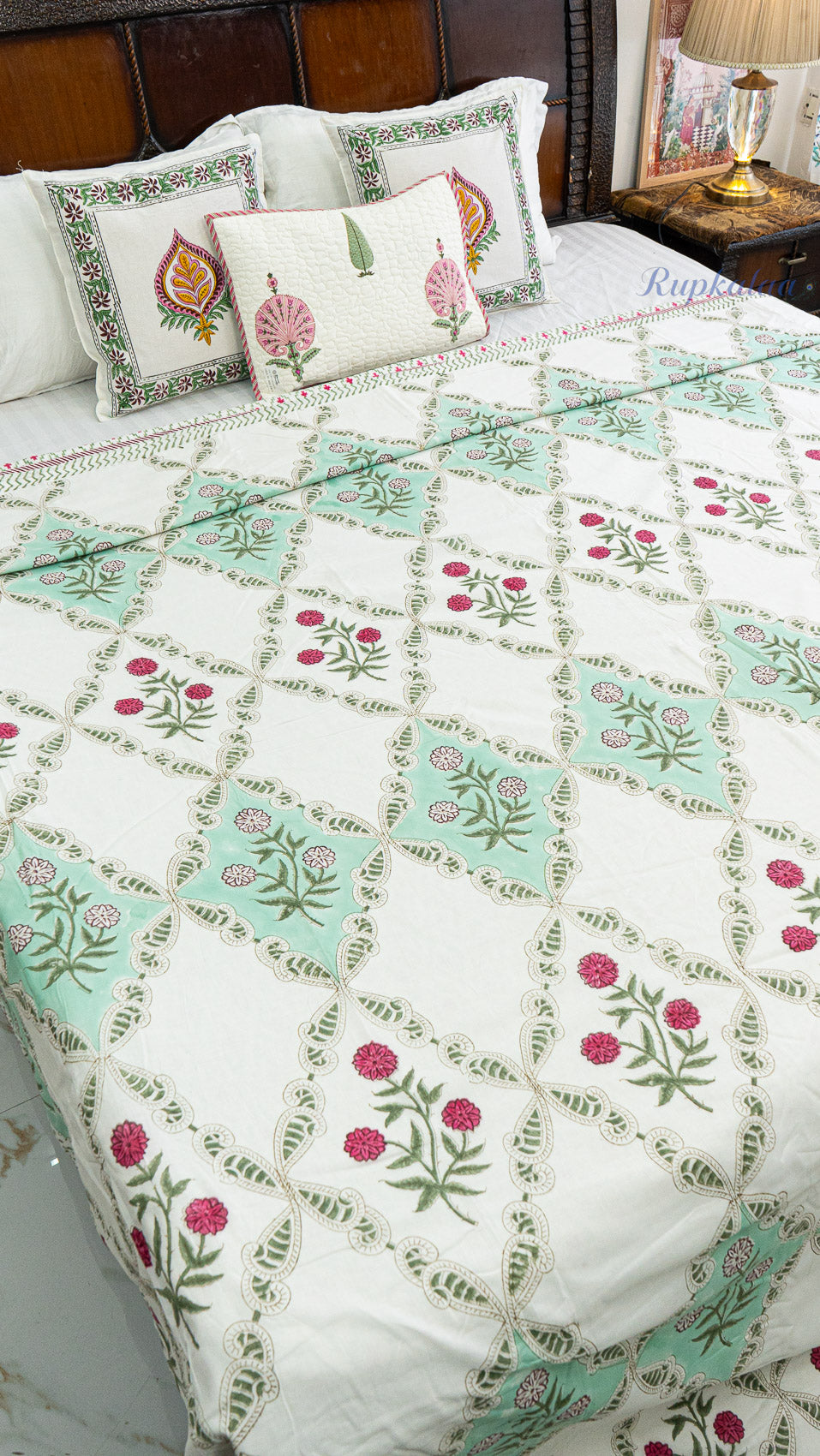 Ocean Drift Double Bed Mulmul Dohar