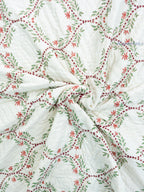 Jaal Rekha Reversible Mulmul Double Bed Quilt