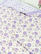 Hot Air Baloon Reversible Hand Block Mulmul Dohar